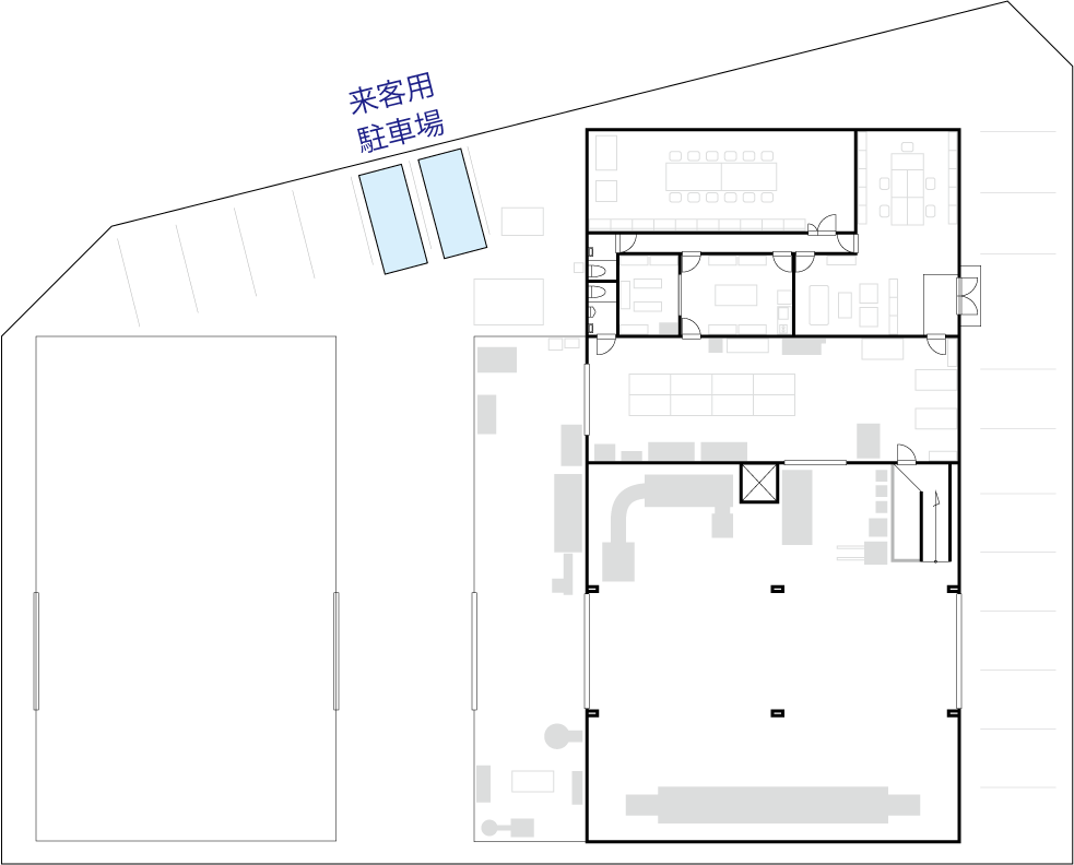 工場：平面図